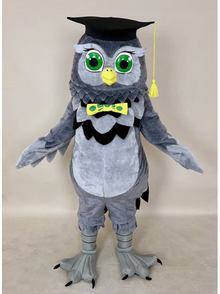 Ростовая кукла "Сова умная серая"