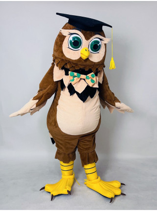 Ростовая кукла "Сова умная коричневая"