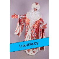 Костюм "Дед Мороз Боярский Красный"