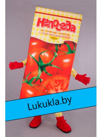Ростовая кукла "Коробка сока"