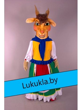 Ростовая кукла "Коза Дереза" (разукрашенная)