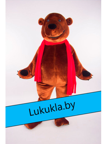 Ростовая кукла "Медведь Умка Шоколадный"