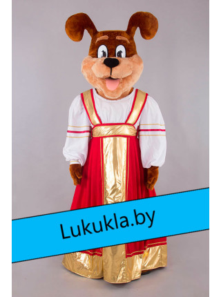 Ростовая кукла "Собака Ириска нарядная"
