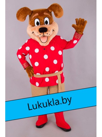 Ростовая кукла "Собака Ириска в народном"