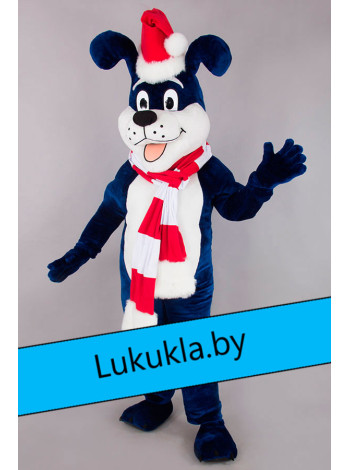 Ростовая кукла "Собака Ириска в синем цвете"