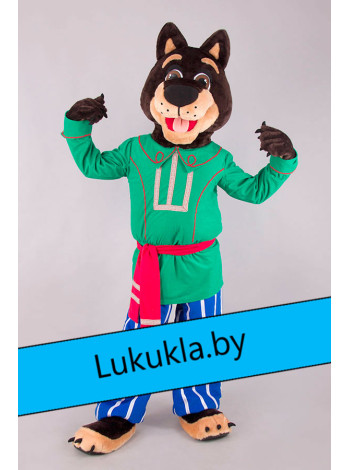 Ростовая кукла "Собака Рекс в зелёном"