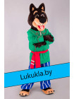 Ростовая кукла "Собака Рекс в зелёном"