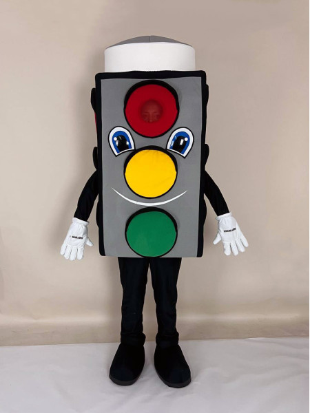 Ростовая кукла "Светофор серый"